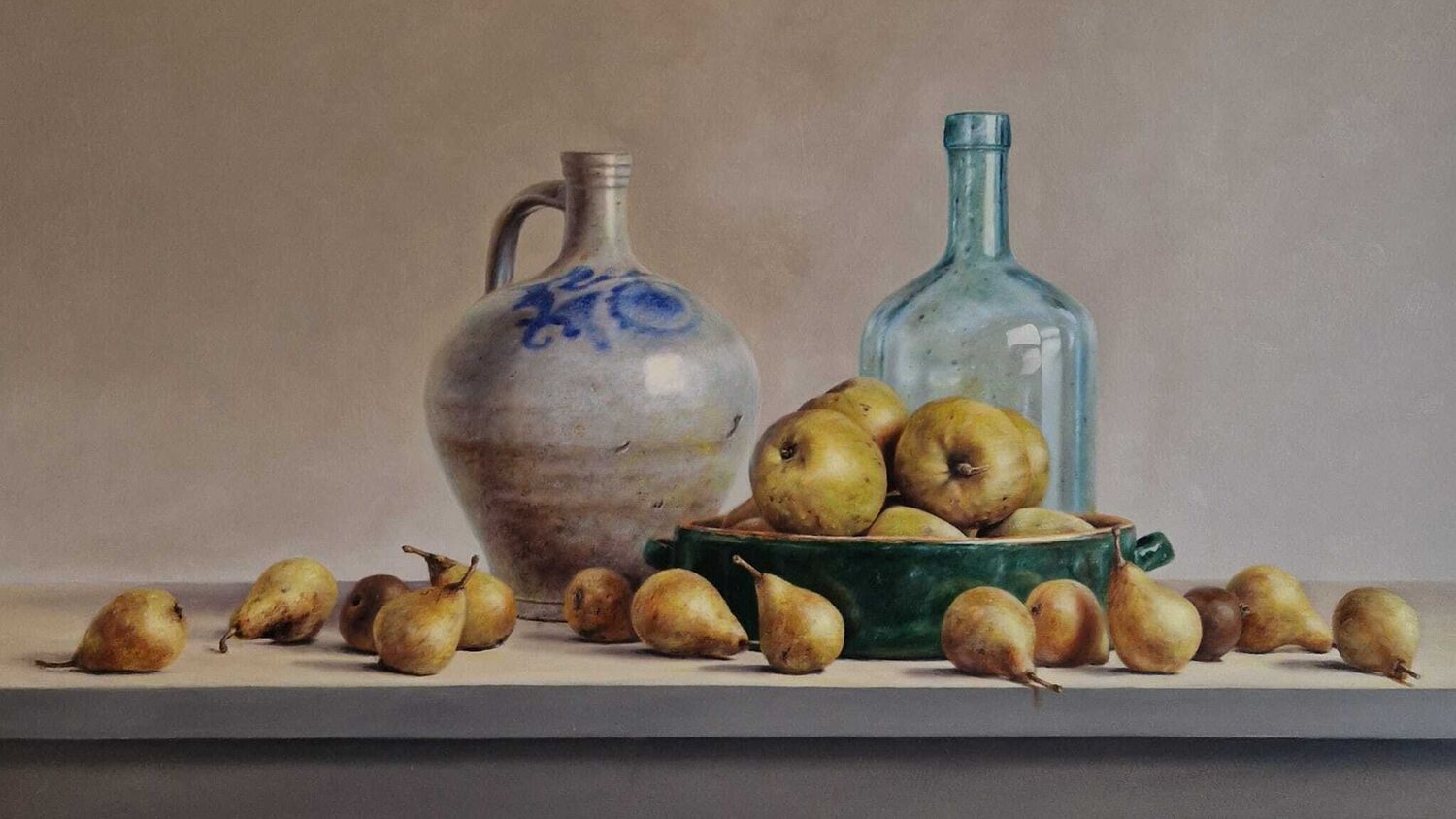 Portret van Mai, geschilderd door Ger-Jan Voerman